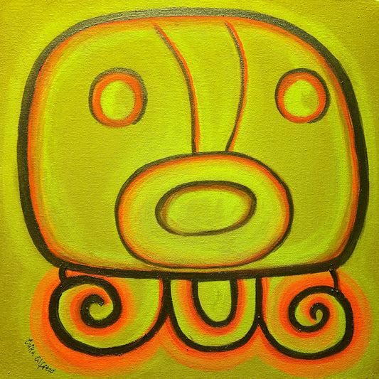 Soy AHAU, Sol Amarillo, Poder y Luz. Vigesimo sello o glyfo del Calendario Maya Tzolkin